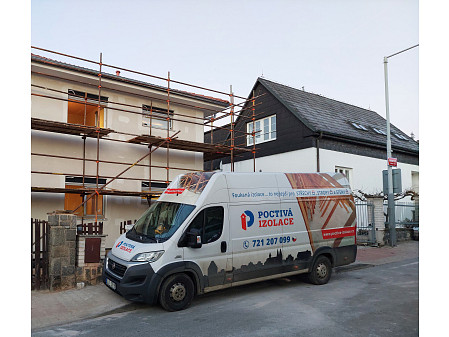 Zateplení stropu novostavby rodinného domu v Praze